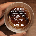 Custom Name Funny Whiskey Gift - Personalized Engraving Whiskey Glass