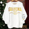 Moms Make The World Shimmer With Love - Family Personalized Custom Unisex Sweatshirt, Hoodie With Design On Sleeve - Gift For Mom, Grandma
