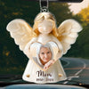 Custom Photo Your Love Will Always Be Our Guide - Memorial Personalized Custom Car Ornament - Acrylic Custom Shaped - Sympathy Gift For Family Members