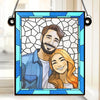 Custom Photo Better Together - Couple Personalized Window Hanging Suncatcher Ornament - Gift For Husband Wife, Anniversary