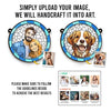 Custom Photo Better Together - Couple Personalized Window Hanging Suncatcher Ornament - Gift For Husband Wife, Anniversary