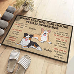 Custom Name Funny Dog Lover Gifts - Personalized Doormat