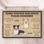 Custom Name Funny Dog Lover Gifts - Personalized Doormat
