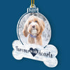 Custom Photo No Longer By Our Side But Forever In Our Hearts - Memorial Personalized Custom Ornament - Acrylic Custom Shaped - Sympathy Gift, Christmas Gift For Pet Owners, Pet Lovers