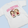 You’re My Happy Place, Bestie - Bestie Personalized Custom Unisex T-shirt, Premium T-shirt, Hoodie - Valentine Gift For Best Friends, BFF, Sisters