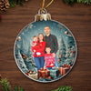 Custom Photo Family Is The True Meaning Of Christmas - Family Personalized Custom Ornament - Acrylic Custom Shaped - Christmas Gift For Family Members