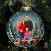Custom Photo Family Is The True Meaning Of Christmas - Family Personalized Custom Ornament - Acrylic Custom Shaped - Christmas Gift For Family Members