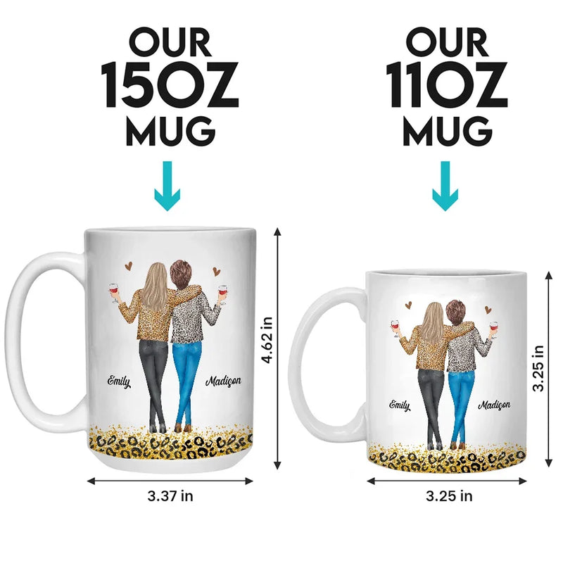 Custom Name Best Friend Gifts for Women - Personalized Mugs