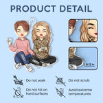Custom Name Best Friend Gifts for Women - Personalized Car Ornament