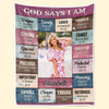 Custom Photo Infuse Your Life With Self-Love Affirmations - Friend Personalized Custom Blanket - Gift For Best Friends, Family Members, Coworkers, Yourself