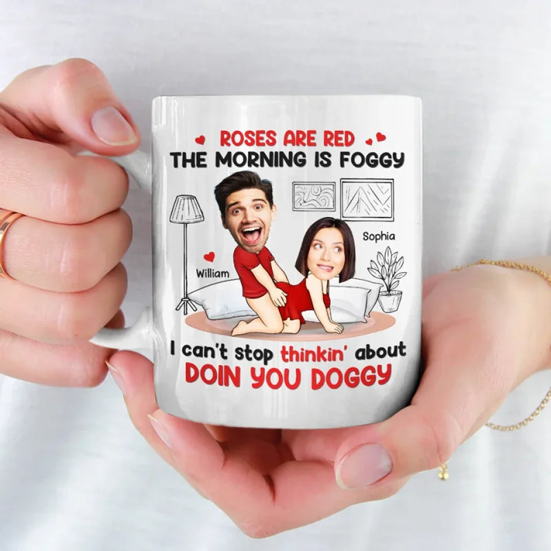 Custom Name Naughty Couple Gifts - Personalized Mug
