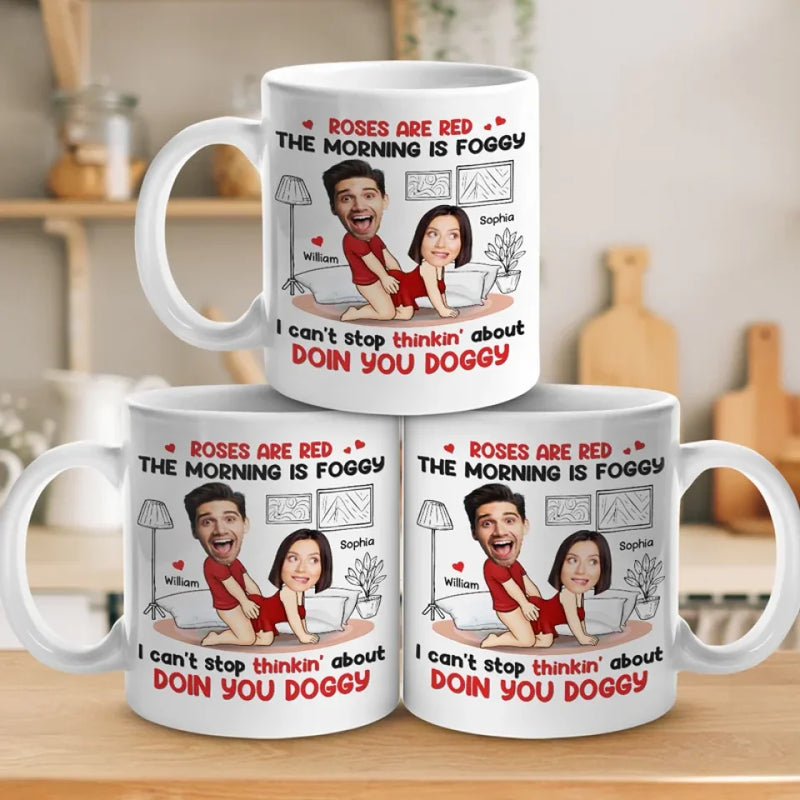 Custom Name Naughty Couple Gifts - Personalized Mug