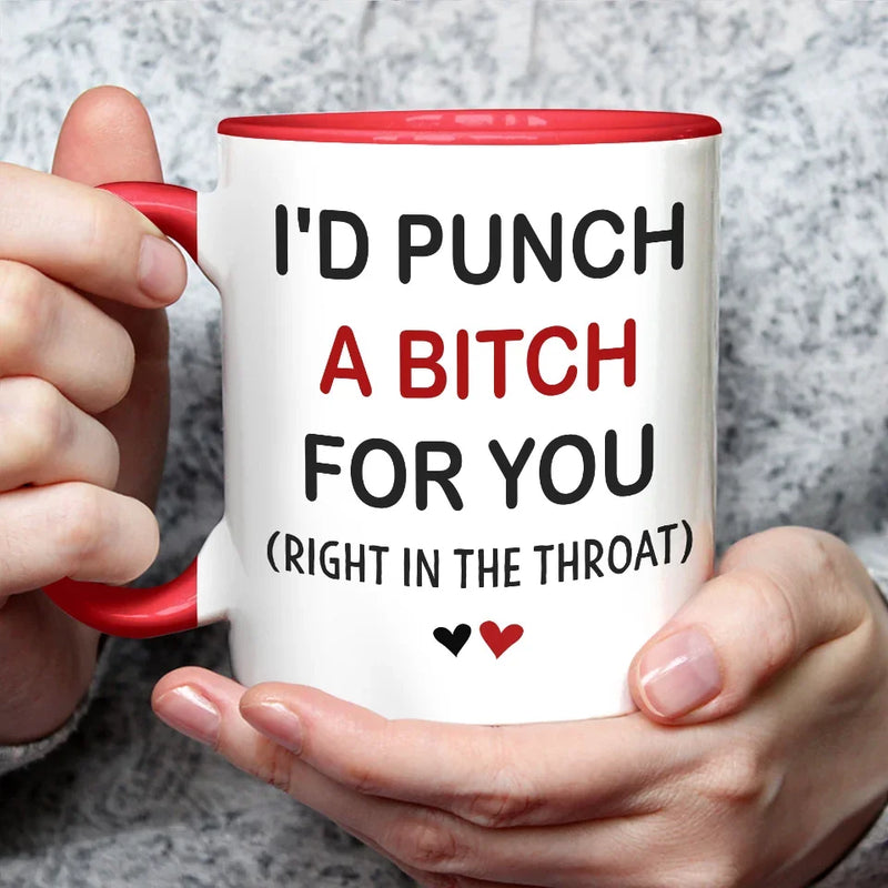 Custom Name Funny Best Friend Gifts for Women - Personalized Accent Mugs