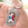 I Appreciate You, I Believe In You - Couple Personalized Custom Keychain - Christmas Gift For Husband Wife, Anniversary