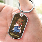 Custom Name Couple Love Gifts - Personalized Keychain