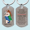 I Appreciate You, I Believe In You - Couple Personalized Custom Keychain - Christmas Gift For Husband Wife, Anniversary