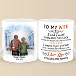 Custom Name Romantic Anniversary Gifts for Wife - Personalized Mugs