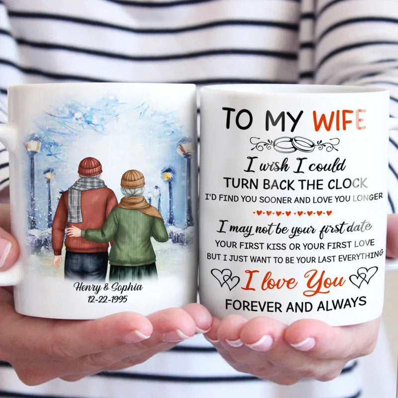 Custom Name Romantic Anniversary Gifts for Wife - Personalized Mugs