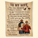 Custom Name Romantic Wife Gifts - Personalized Blanket