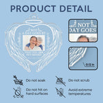Custom Photo Memorial Angel Couple Gifts - Personalized Car Ornament