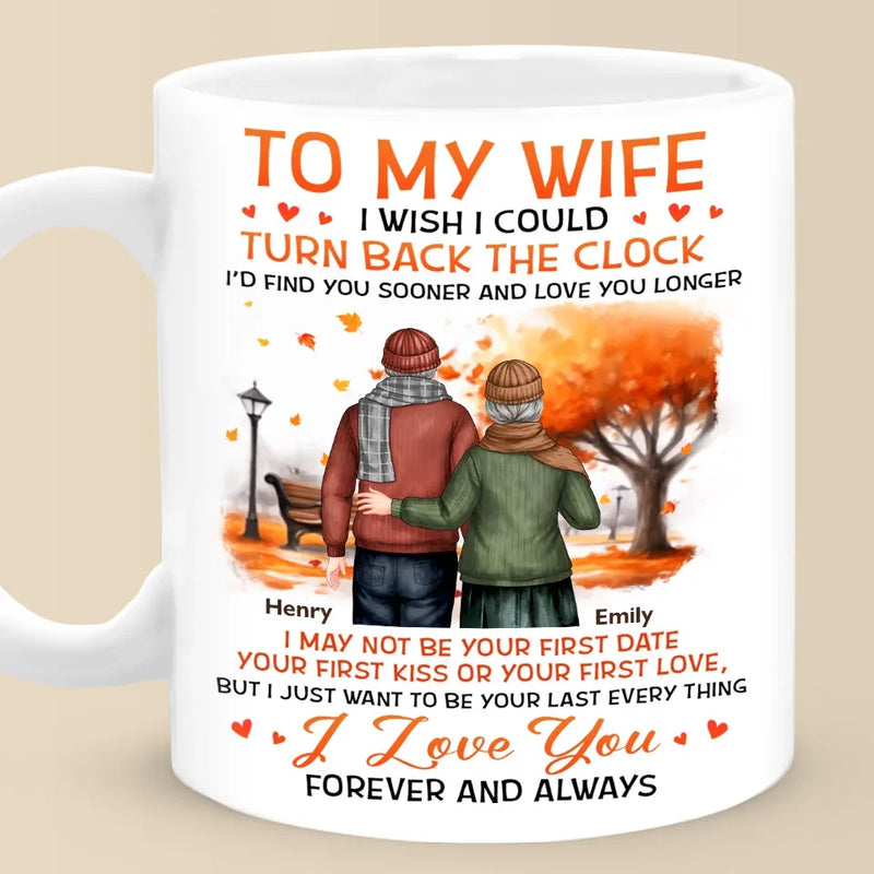 Our Love Story Is My Favorite Chapter - Couple Personalized Custom Mug - Gift For Husband Wife, Anniversary