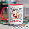 I'm Naughty But You Like It - Couple Personalized Custom Accent Mug - Gift For Husband Wife, Anniversary