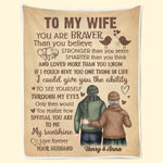 Custom Name Romantic Wife Gifts - Personalized Blanket