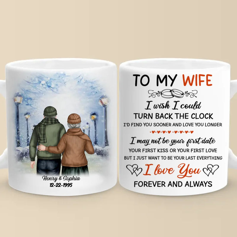 Custom Name Romantic Anniversary Gifts for Wife - Personalized Mugs