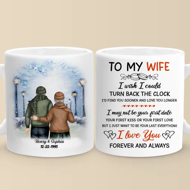 Custom Name Romantic Anniversary Gifts for Wife - Personalized Mugs