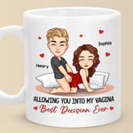 Custom Name Funny Adult Couple Gifts - Personalized Mugs