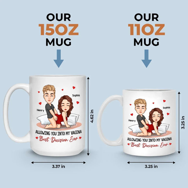 Custom Name Funny Adult Couple Gifts - Personalized Mugs