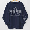 Carrying Love In Every Gesture - Family Personalized Custom Unisex Sweatshirt, Hoodie With Design On Sleeve - Gift For Mom, Grandma