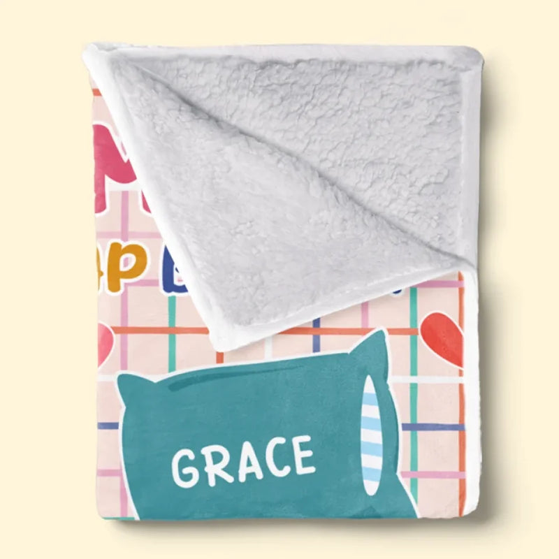 Custom Name Mommy's Nap Blanket Gifts for Mom - Personalized Blanket