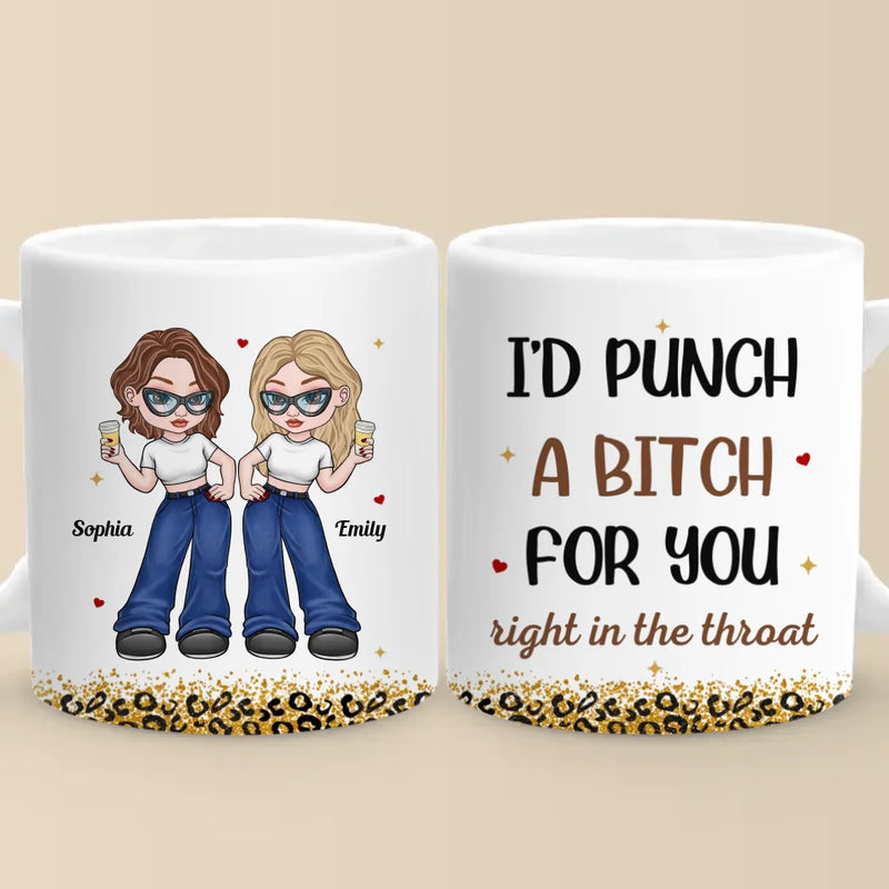 Custom Name Funny Best Friend Gifts for Women - Personalized Mugs