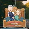 Drive Safe Handsome I Need You Here Tonight - Couple Personalized Custom Car Ornament - Acrylic Custom Shaped - Gift For Husband Wife, Anniversary