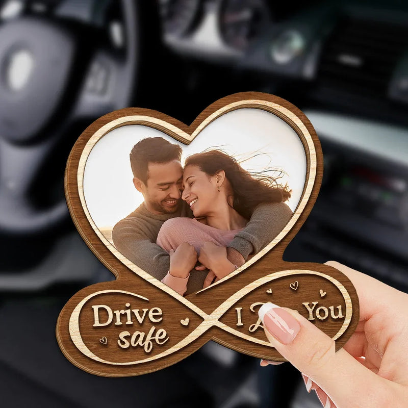 Custom Photo All Of Me Loves All Of You - Couple Personalized Custom Car Visor Clip - Gift For Husband Wife, Anniversary