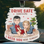 Custom Name Romantic Couple Gifts - Personalized Car Ornament