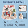 Born To Drive - Couple Personalized Custom Car Ornament - Acrylic Custom Shaped - Gift For Husband Wife, Anniversary