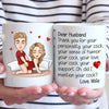 In Your Arms Is Where I Belong - Couple Personalized Custom Mug - Gift For Husband Wife, Anniversary