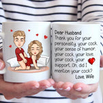 Funny Husband Gifts - Cheeky Love Mugs
