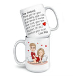 Funny Husband Gifts - Cheeky Love Mugs