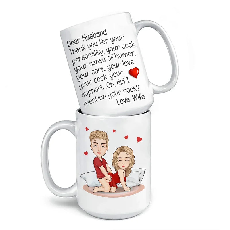 Funny Husband Gifts - Cheeky Love Mugs