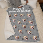 Funny Dog Mom Official Nap Blanket Gifts - Blanket