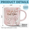 Far Apart, But Close At Heart - Bestie Personalized Custom Marble Mug - Gift For Best Friends, BFF, Sisters