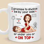Custom Name Funny Naughty Couple Gifts - Personalized Mugs