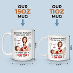 Custom Name Funny Naughty Couple Gifts - Personalized Mugs