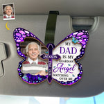 Custom Photo Memorial Dad Gifts - Personalized Car Visor Clip