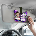 Custom Photo Memorial Dad Gifts - Personalized Car Visor Clip
