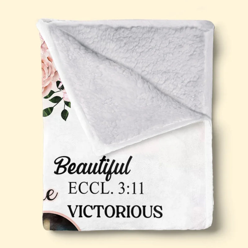 Custom Photo Christian Gifts for Women - Personalized Blanket