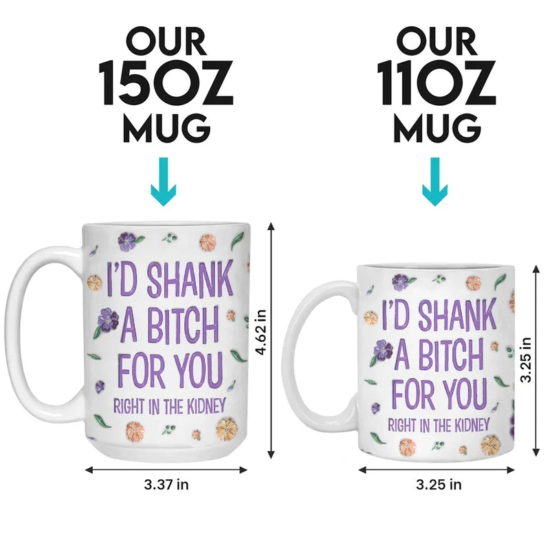 Custom Name Funny Best Friend Gifts - Personalized Mugs